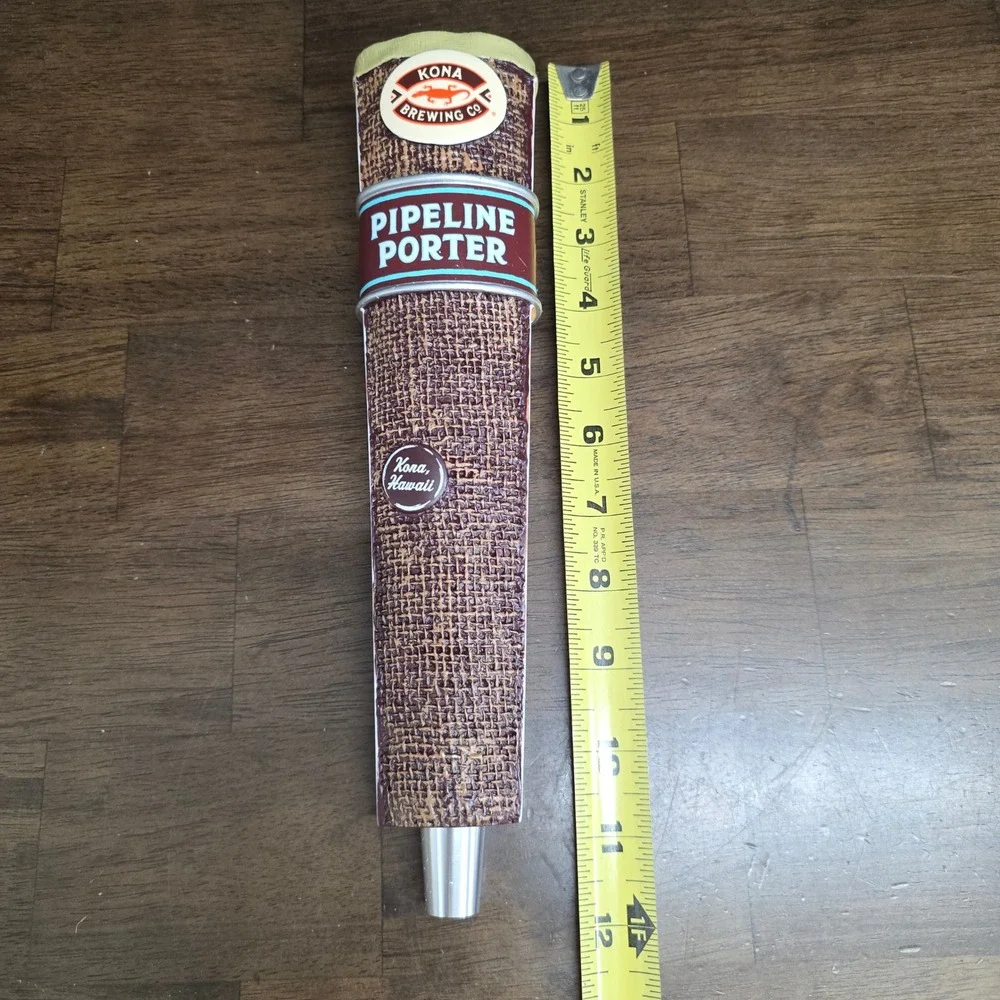 Kona Brewing Co Pipeline Porter Beer Tap Handle 12